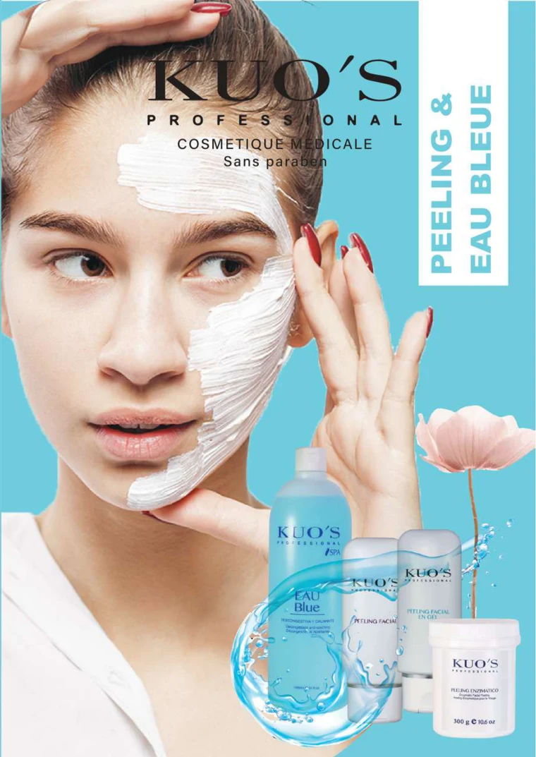 Peeling & Eau Bleue — collection KUO'S Professional