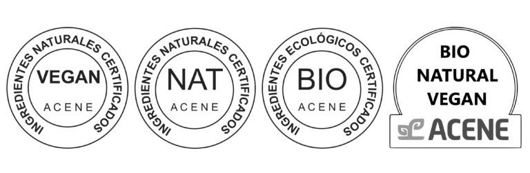 Certifications ACENE — Vegan, Naturel, Bio, Bio Natural Vegan